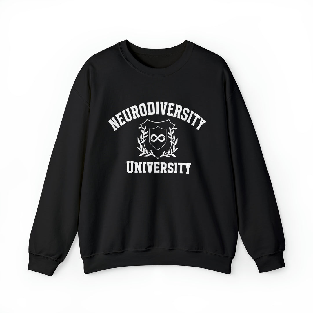 Adult Neurodiversity University Infinity Symbol Sweatshirt