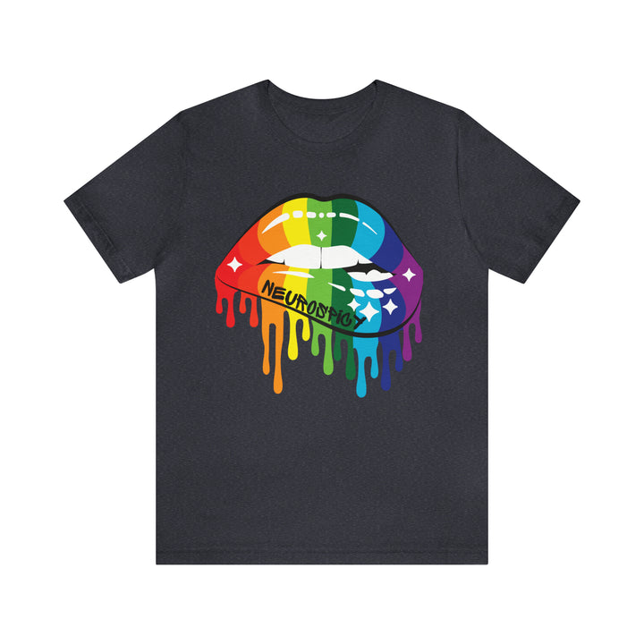 Neurospicy Rainbow Lips Tee