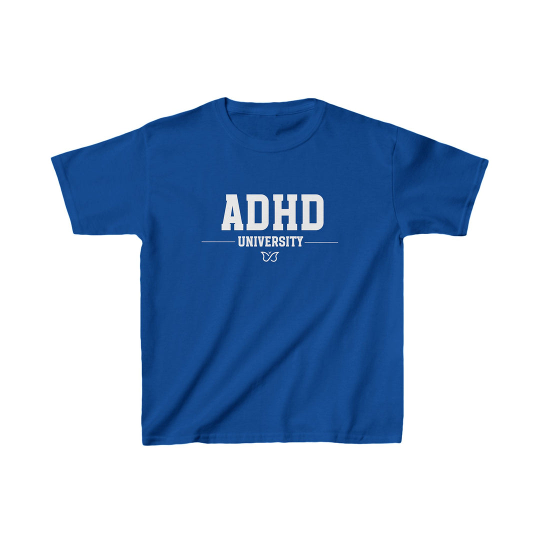 Kids ADHD University Butterfly Symbol Tee