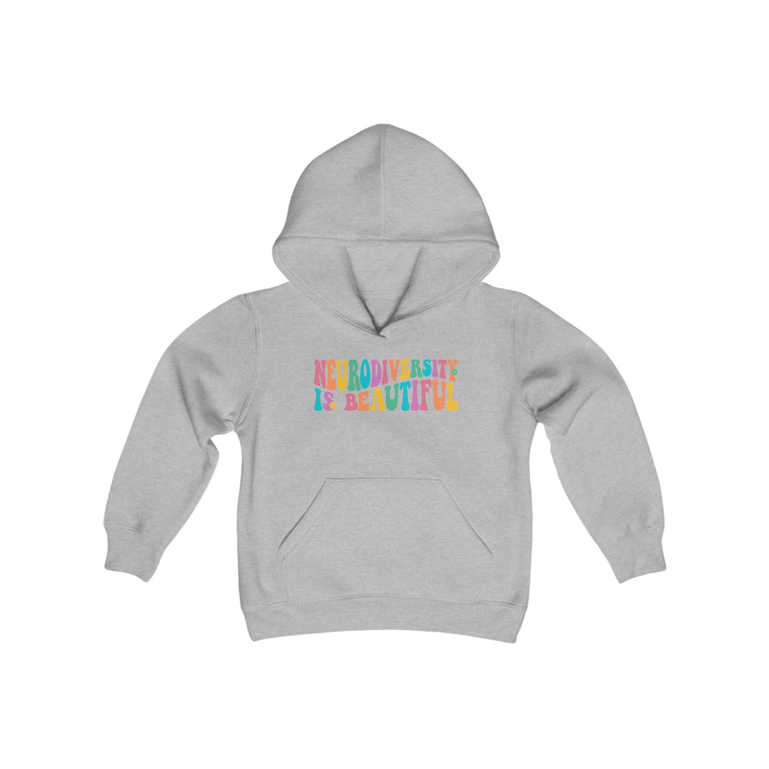 Kids Neurodiversity is Beautiful Groovy Hoodie Sweatshirt