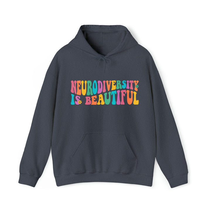 Neurodiversity is Beautiful Groovy Hoodie