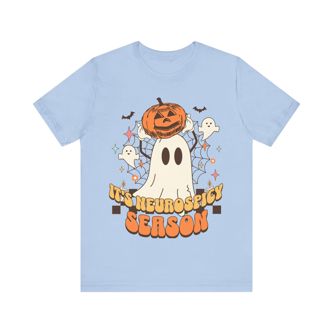 Adult Its Neurospicy Season Ghost and Pumpkin Tee