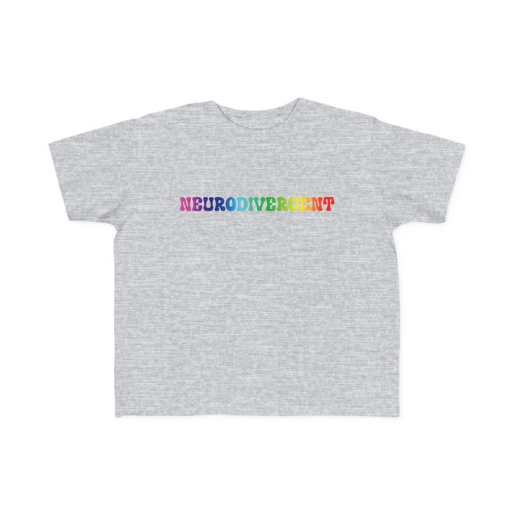 Toddler's Groovy Rainbow Neurodivergent Tee