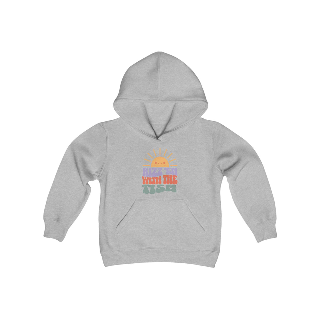 Kids Sunny Rizz 'Em With The Tism Hoodie Sweatshirt