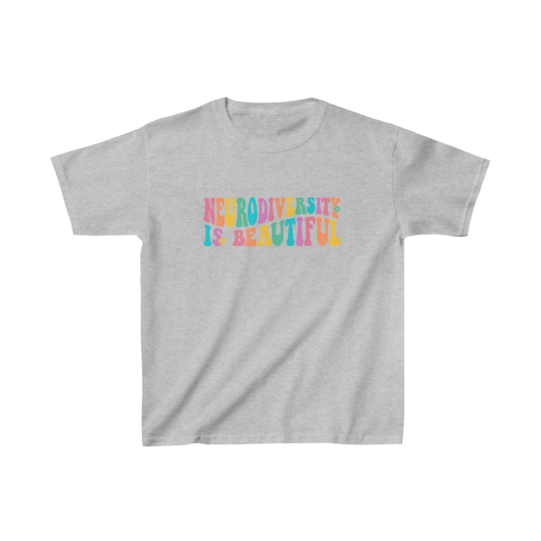 Kids Neurodiversity is Beautiful Groovy Tee