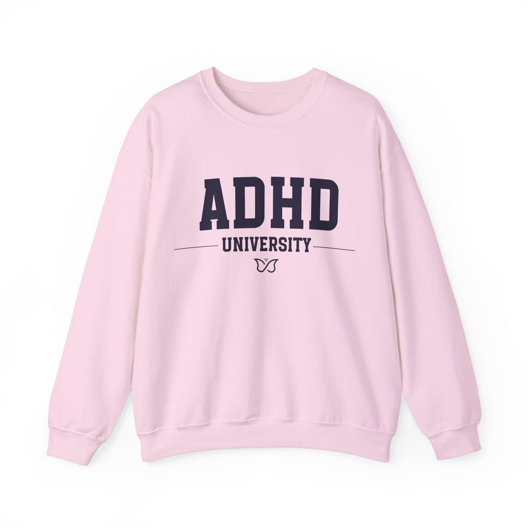 Adult ADHD University Butterfly Symbol Sweatshirt