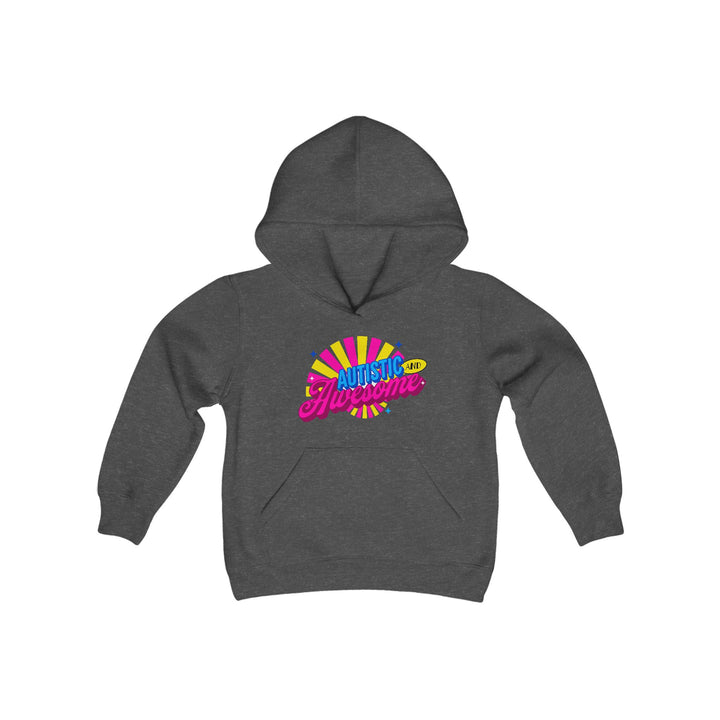 Kids Autistic and Awesome Hoodie Sweatshirt