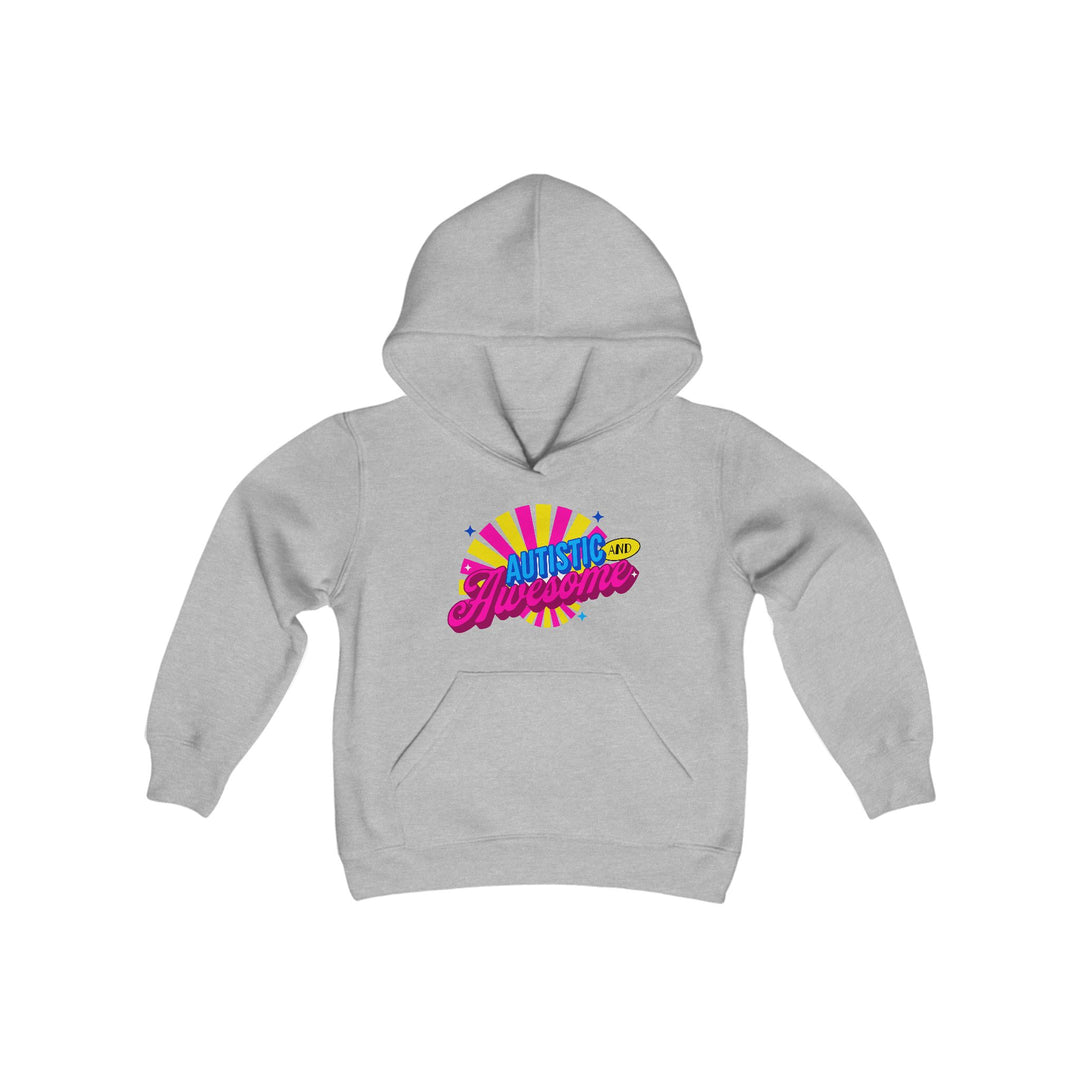 Kids Autistic and Awesome Hoodie Sweatshirt