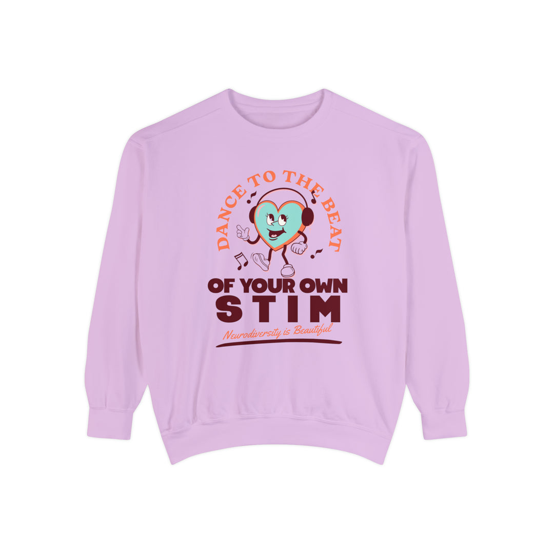 Comfort Colors Dance to the Beat of Your Own Stim Sweatshirt