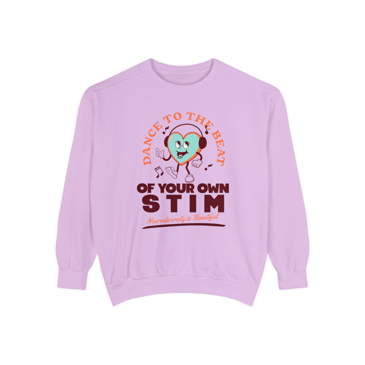 Comfort Colors Dance to the Beat of Your Own Stim Sweatshirt