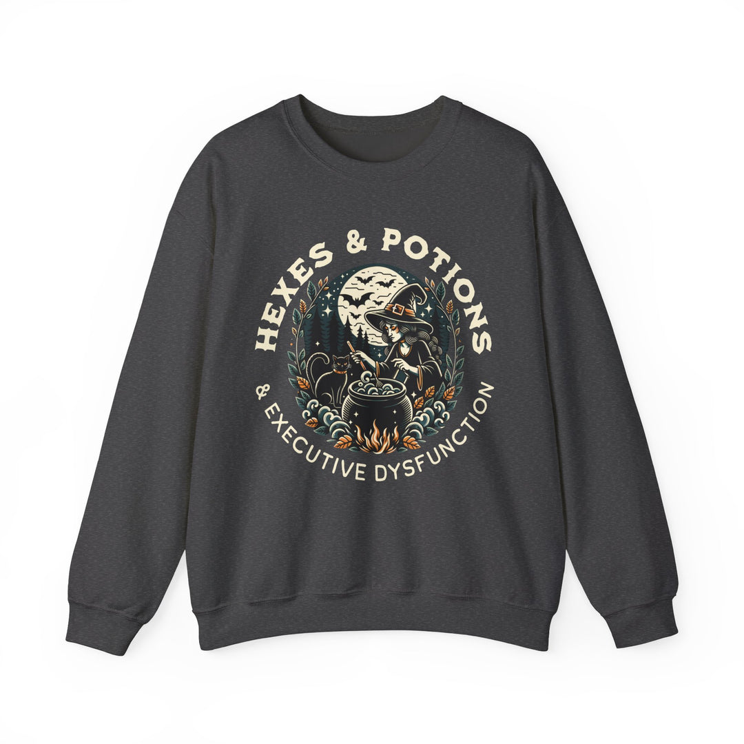 Adult Hexes & Potions & Executive Dysfunction  Sweatshirt