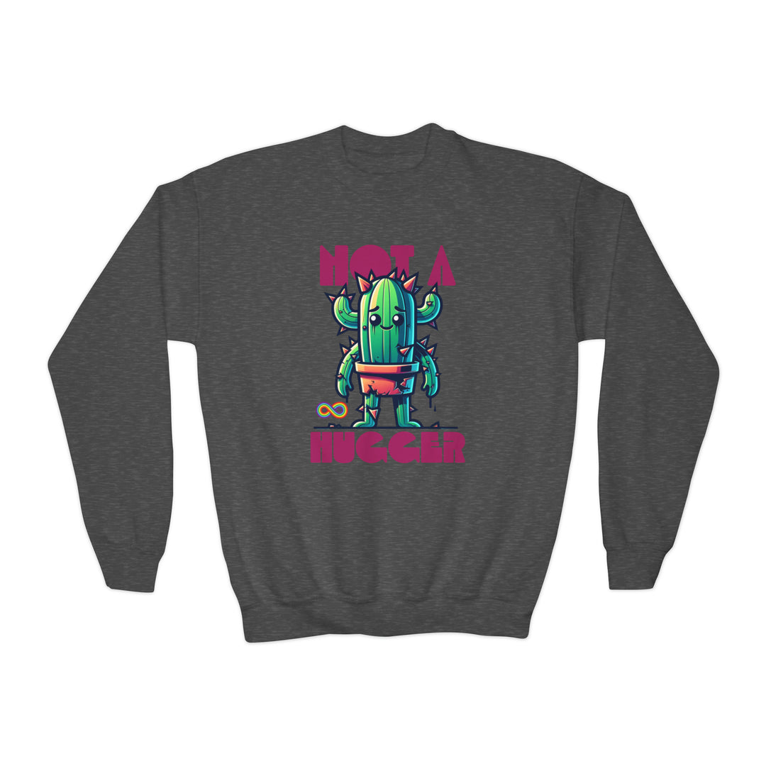 Kids Not a Hugger Cactus Sweatshirt