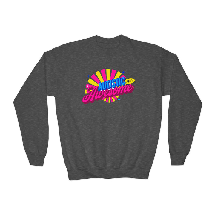 Kids Autistic and Awesome Sweatshirt