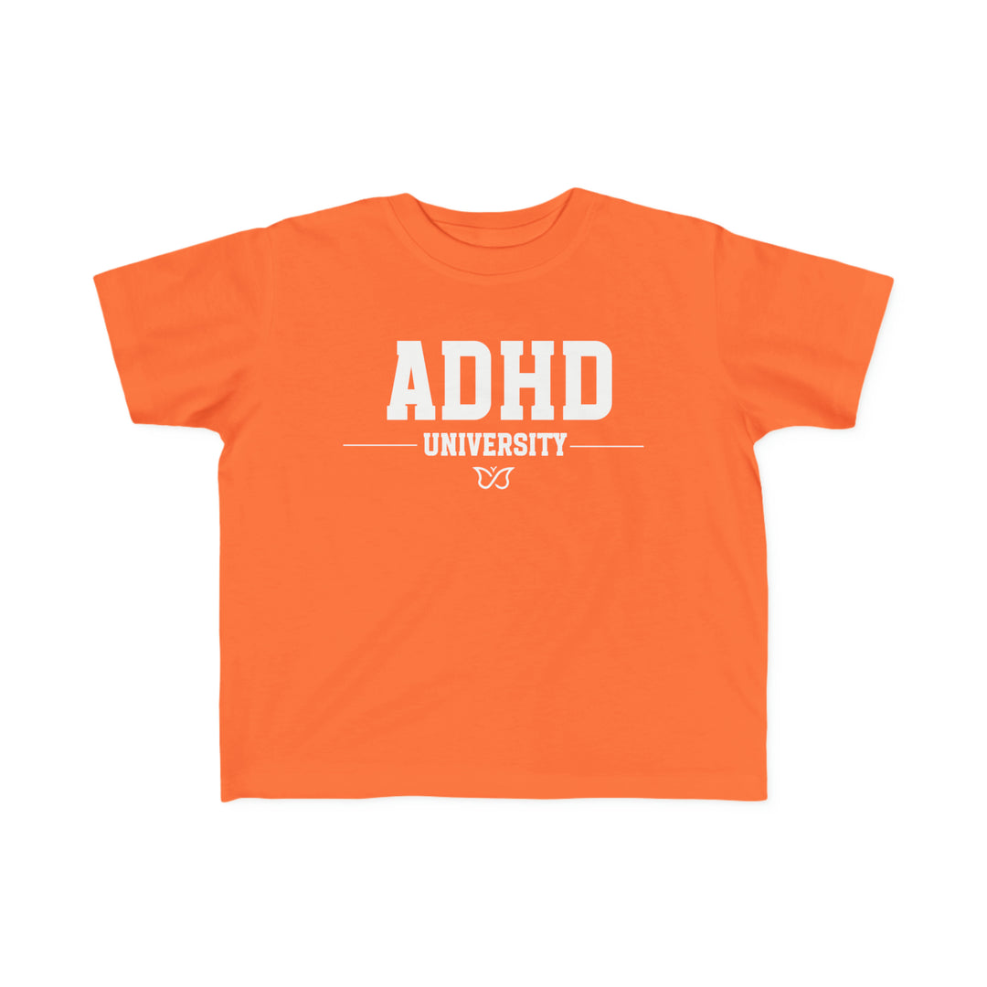 Toddler ADHD University Butterfly Symbol Tee