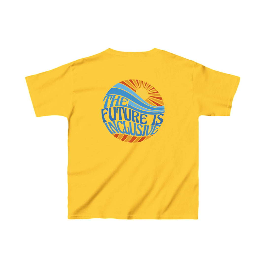 Kids The Future Is Inclusive Groovy Sun Tee