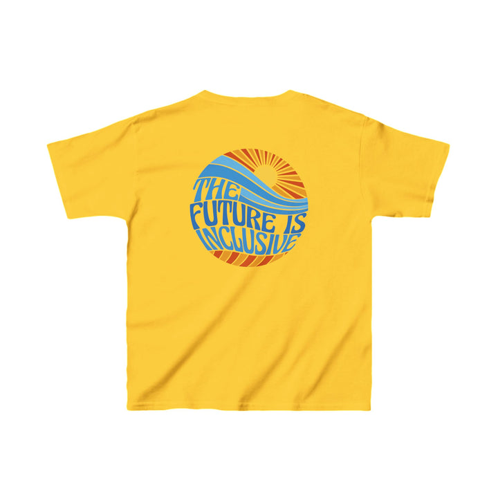 Kids The Future Is Inclusive Groovy Sun Tee