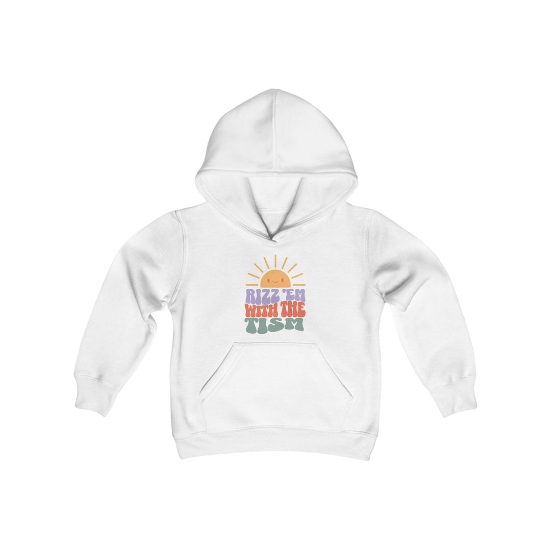 Kids Sunny Rizz 'Em With The Tism Hoodie Sweatshirt