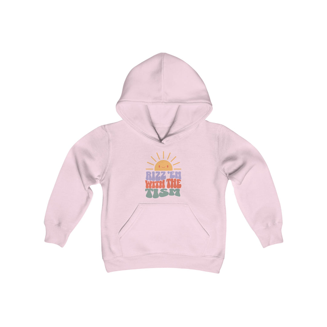 Kids Sunny Rizz 'Em With The Tism Hoodie Sweatshirt