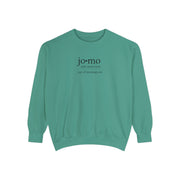 Comfort Colors JOMO Sweatshirt Black Text