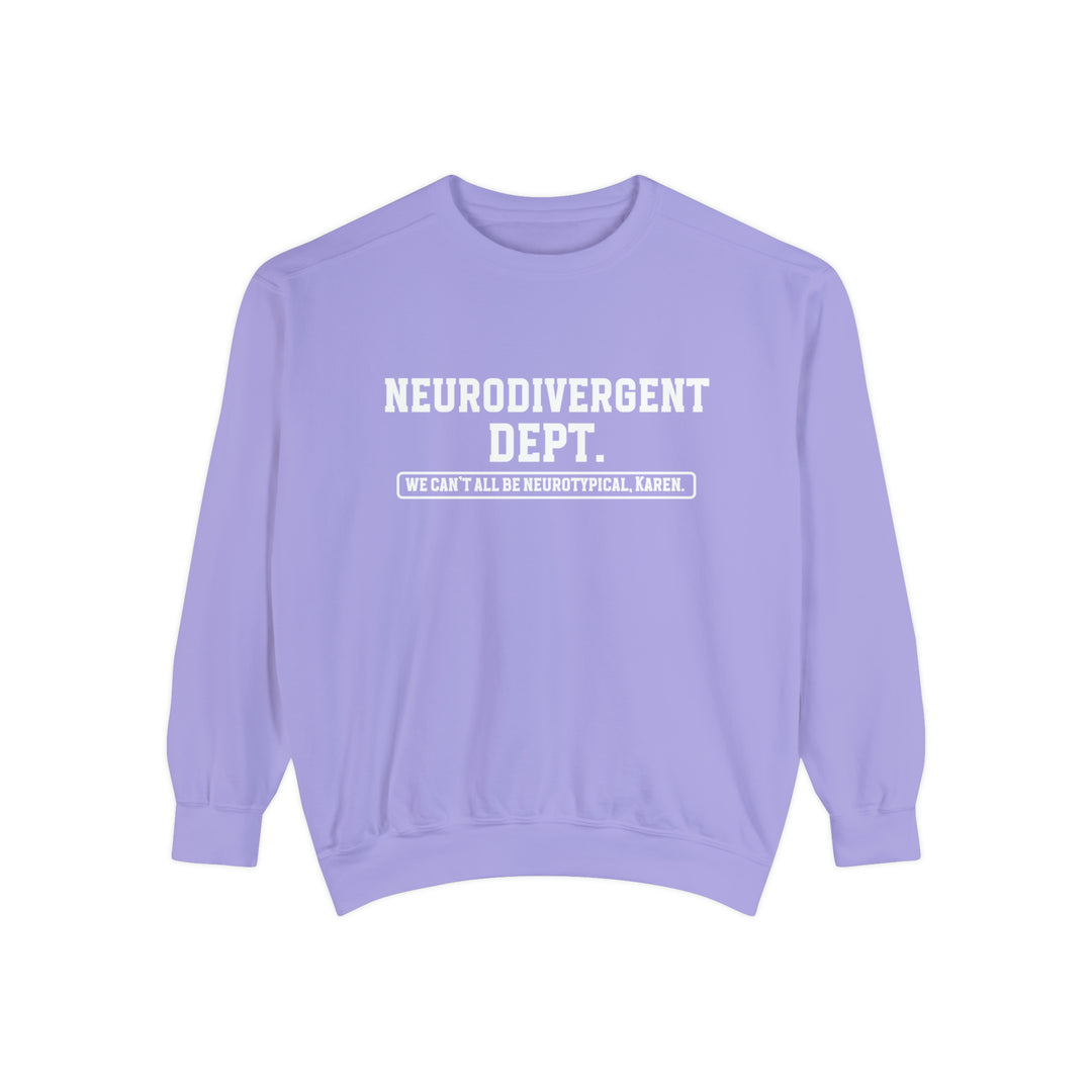 Comfort Colors Neurodivergent Dept. Sweatshirt