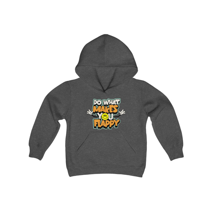 Kids Do What Makes You Flappy Smiley Arms Hoodie Sweatshirt