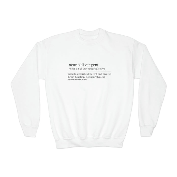 Kids Neurodivergent Definition Sweatshirt