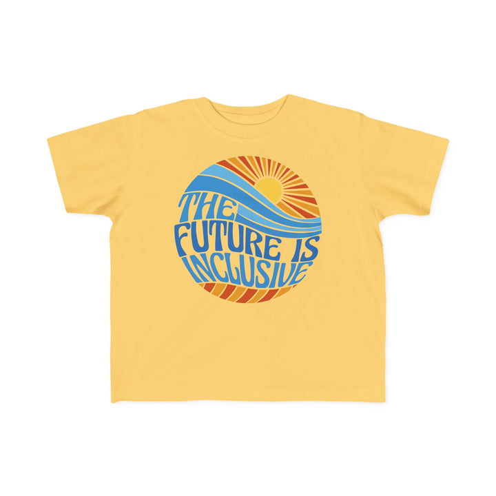 Toddler's The Future Is Inclusive Groovy Sun Tee