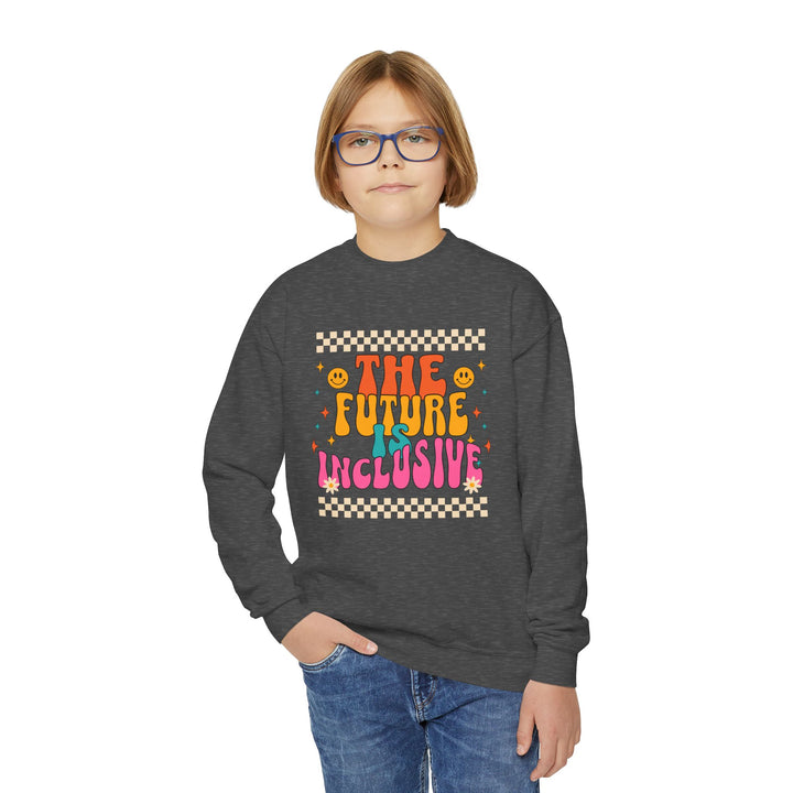 Kids Groovy The Future is Inclusive Sweatshirt