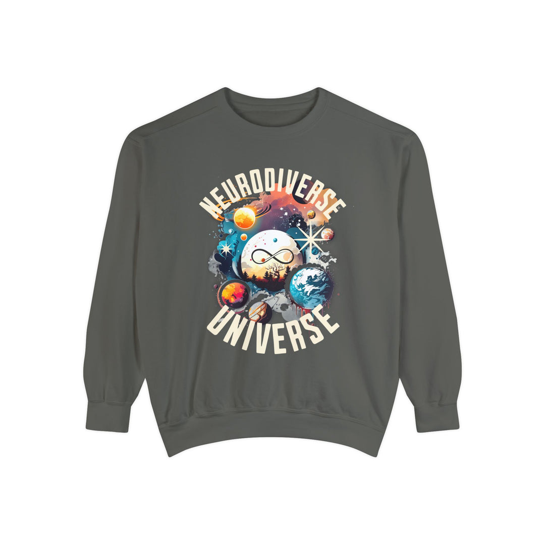 Adult Neurodiverse Universe Comfort Colors Sweatshirt