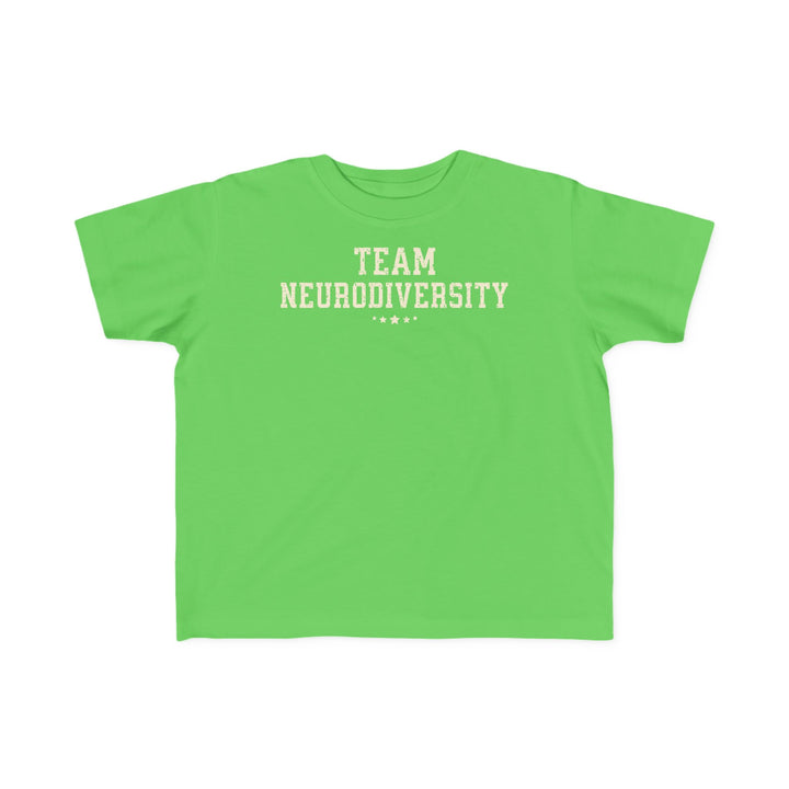 Toddler's Team Neurodiversity Distressed Tee