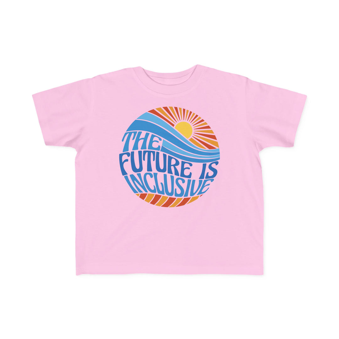 Toddler's The Future Is Inclusive Groovy Sun Tee