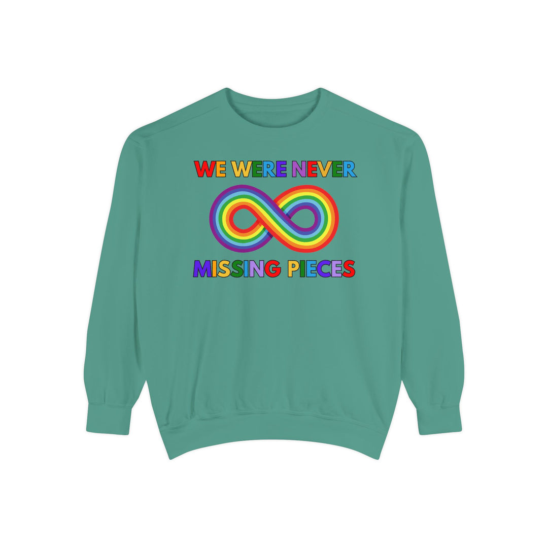 Adult Comfort Colors Infinity Never Missing Pieces Sweatshirt