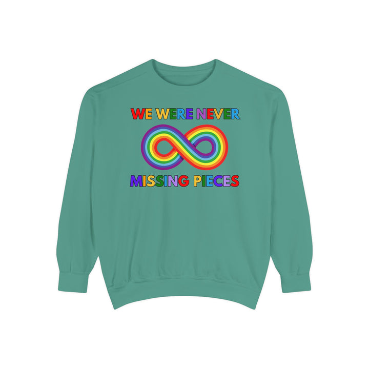 Adult Comfort Colors Infinity Never Missing Pieces Sweatshirt