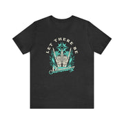 Let There Be Stimming Rock On Hands Adult Tee
