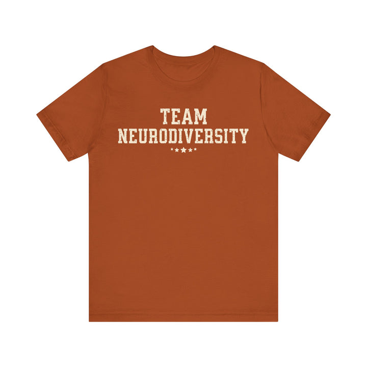 Adult Team Neurodiversity Distressed Tee