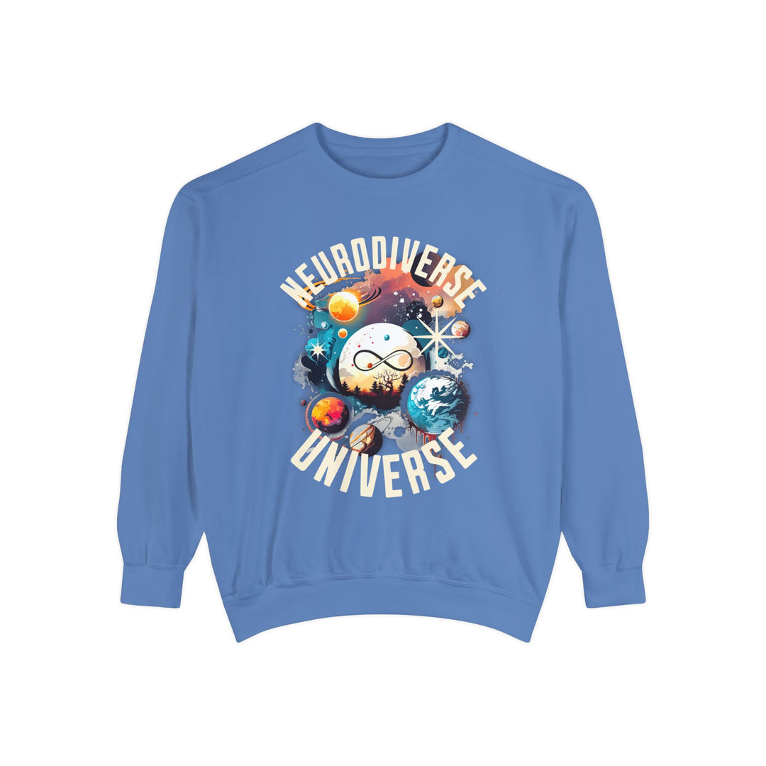 Adult Neurodiverse Universe Comfort Colors Sweatshirt