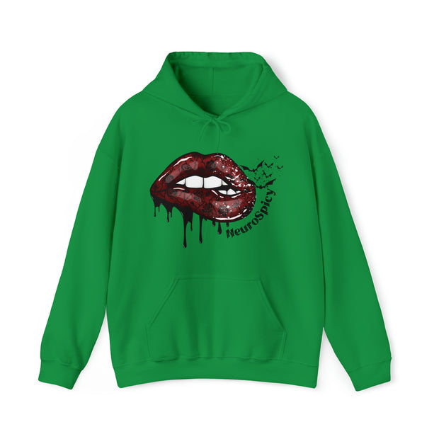 Lips and Bats Neurospicy Hoodie