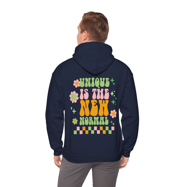 Adult Unique is the New Normal Front and Back Hoodie