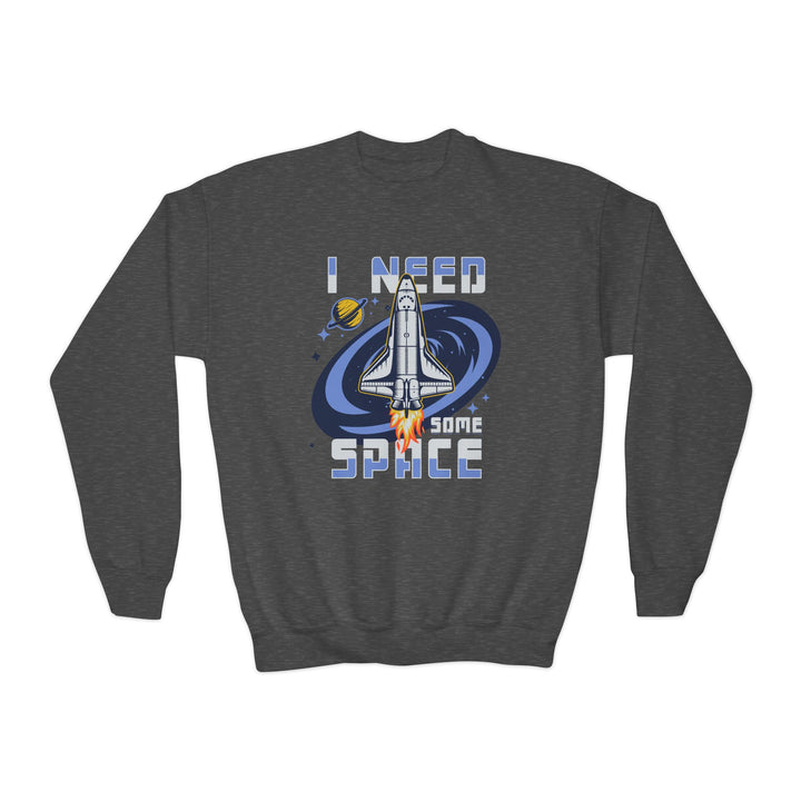 Kids I Need Some Space Rocket Sweatshirt