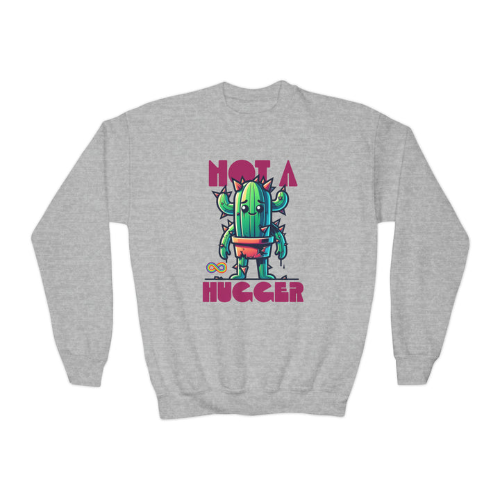 Kids Not a Hugger Cactus Sweatshirt