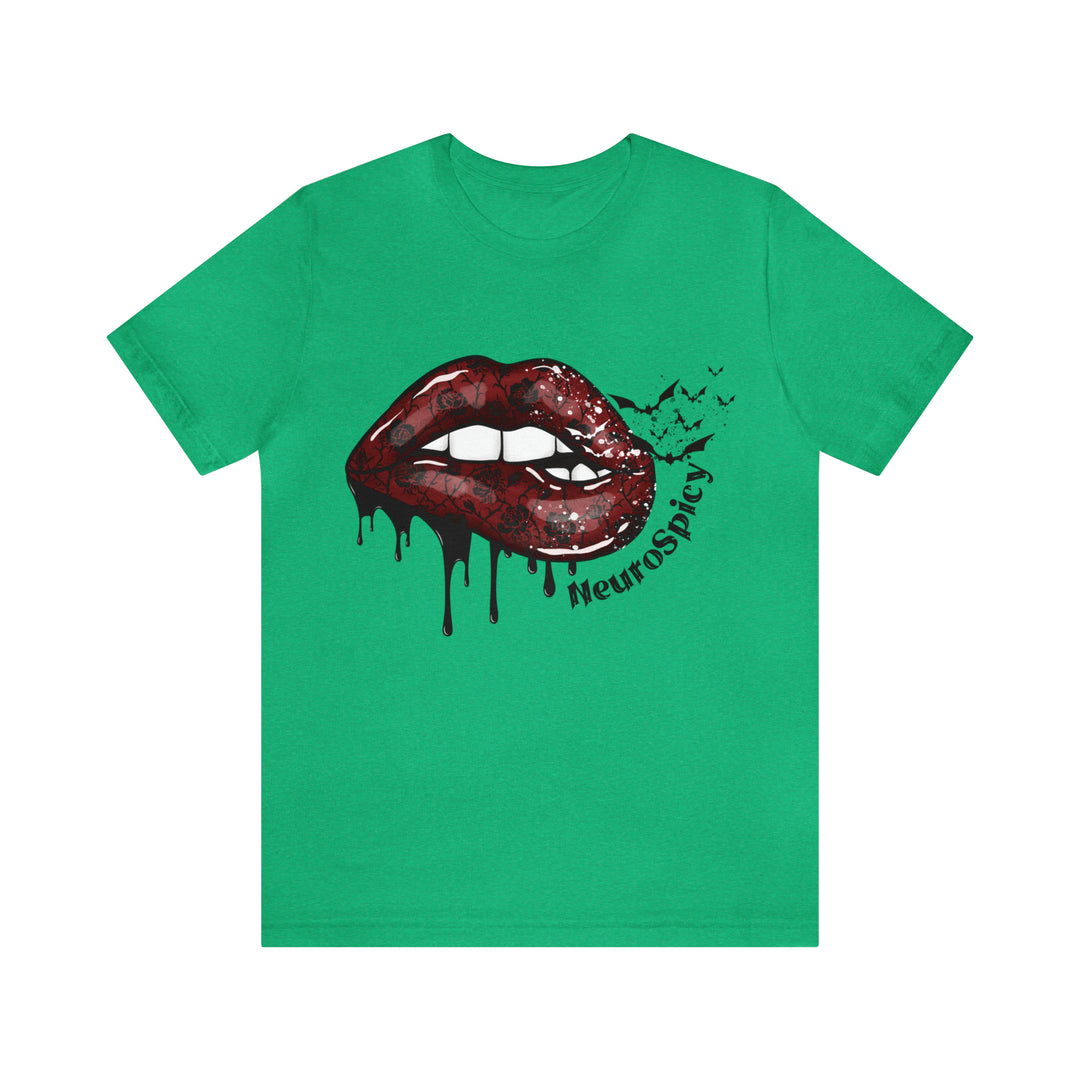 Lips and Bats Neurospicy Tee