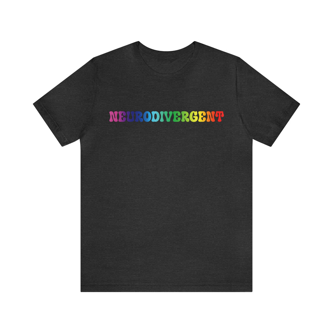 Groovy Rainbow Neurodivergent Tee