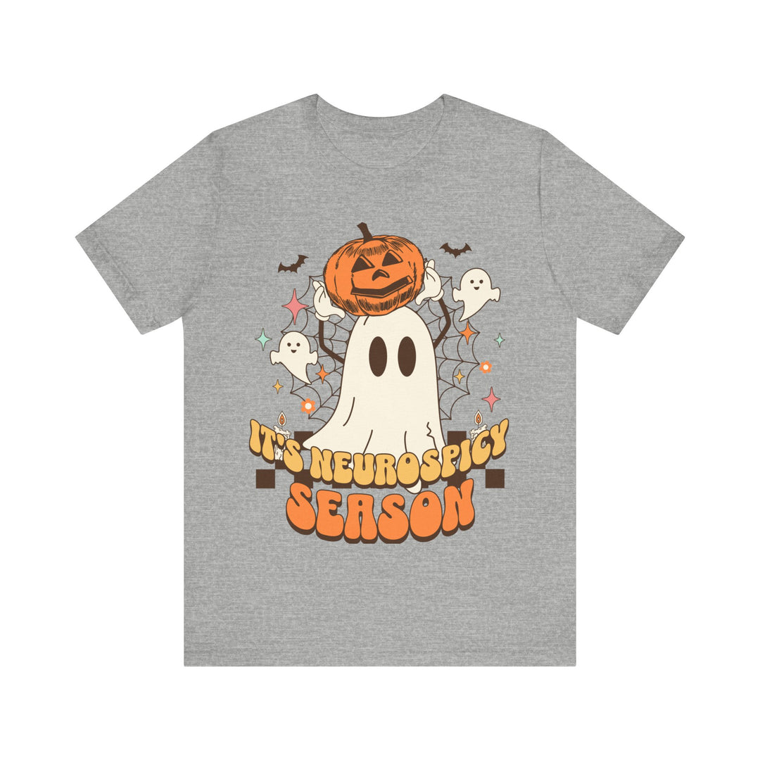 Adult Its Neurospicy Season Ghost and Pumpkin Tee