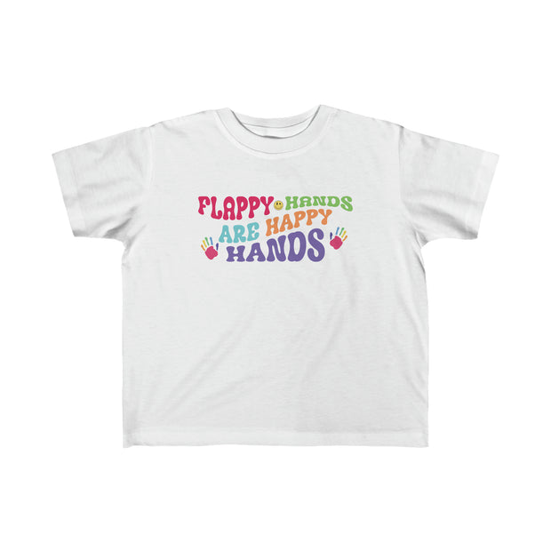 Toddler's Flappy Hands are Happy Hands Tee