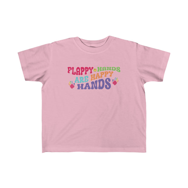 Toddler's Flappy Hands are Happy Hands Tee