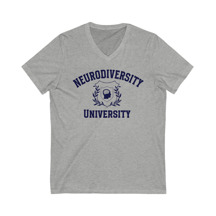 Adult Neurodiversity University Beautiful Mind V-Neck Tee