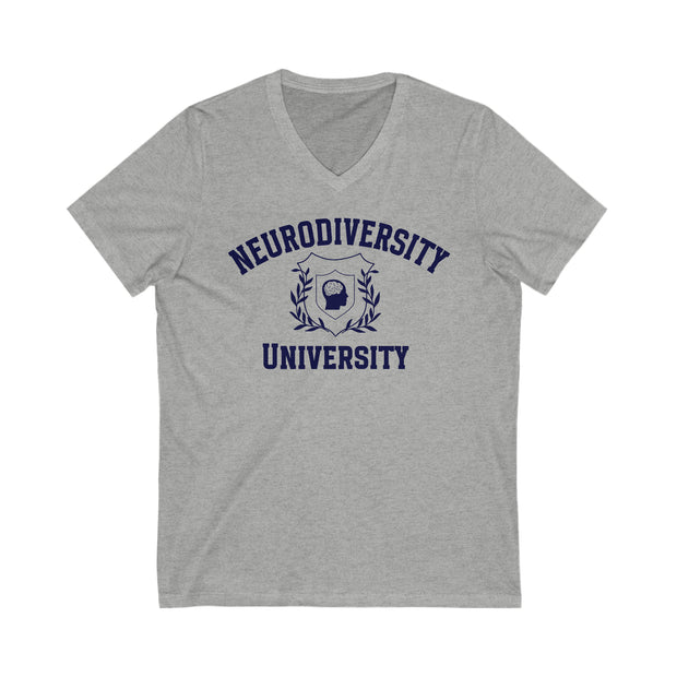 Neurodiversity University Beautiful Mind V-Neck Tee