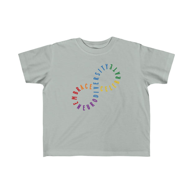 Toddler's Embrace and Celebrate Neurodiversity Tee