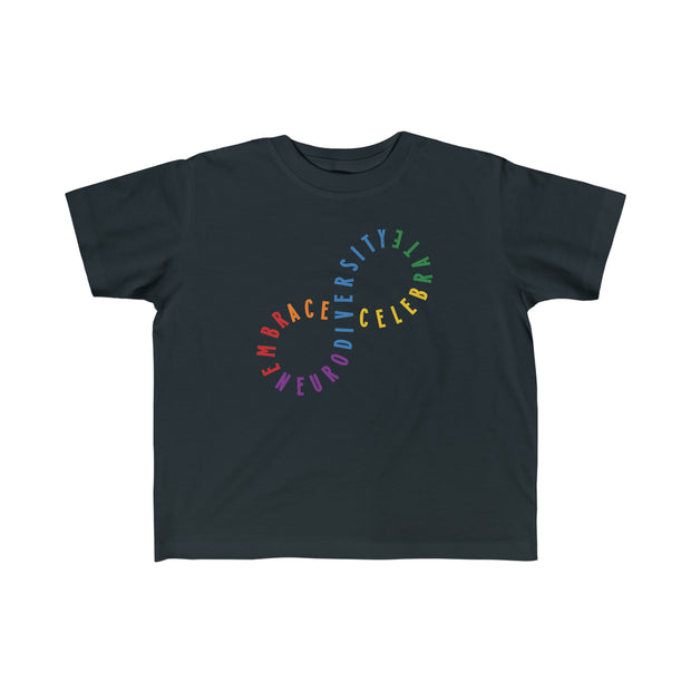 Toddler's Embrace and Celebrate Neurodiversity Tee