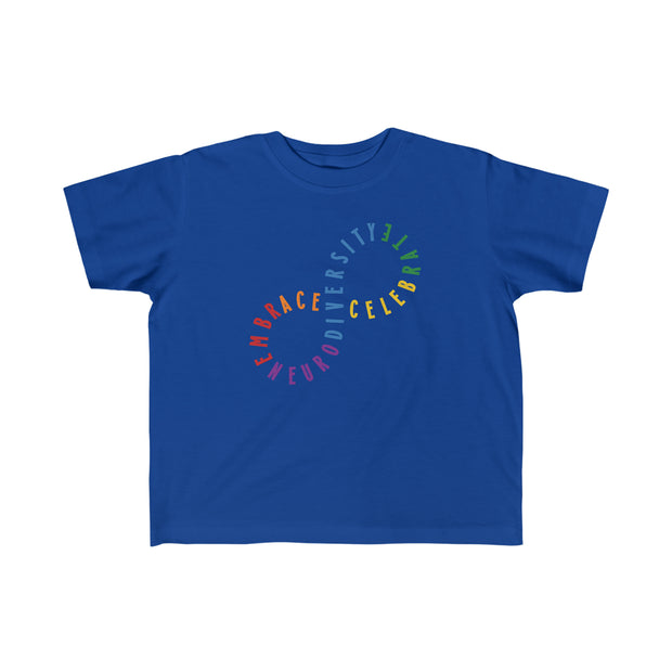 Toddler's Embrace and Celebrate Neurodiversity Tee